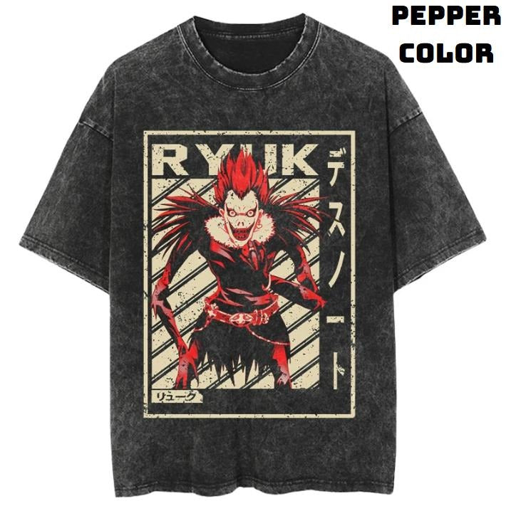 Death Of Ryuk Vintage Graphic Tee, Ryuk Tee, Death Note Shirt, Manga Anime Shirt, Unisex T-Shirt, Anime Clothing, Top...