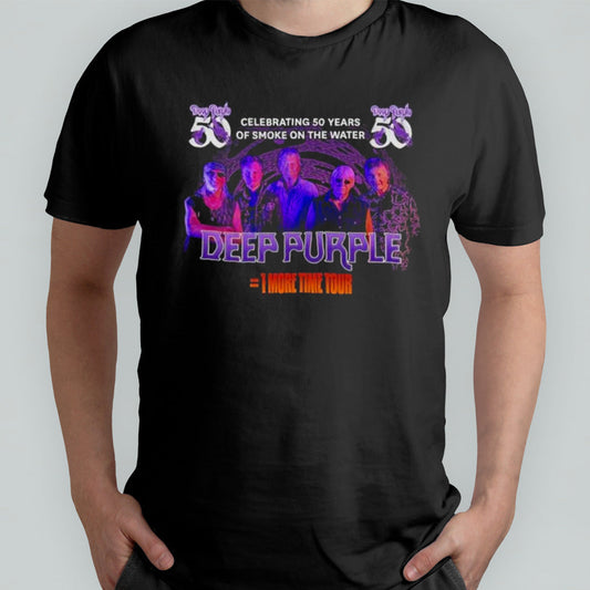 Deep Purple 1 More Time Tour 2024 50 Years Of Smoke On The Water Shirt