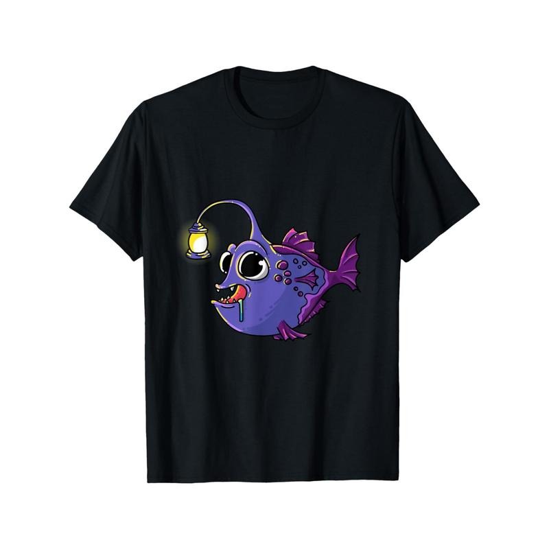Deep sea lantern fish fishing fish sea monster T-shirt Made in USA Hoodie, Sweatshirt | HypeCrazeTee.com