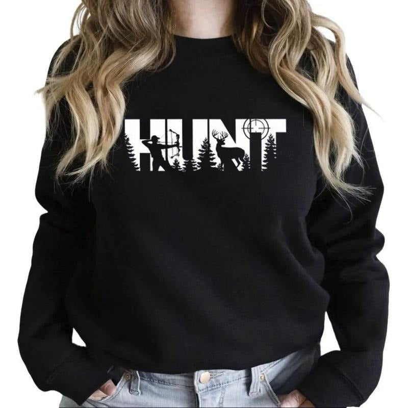Deer Hunting with Arrow Hoodie, Hunting Lover Sweatshirt Hunter Man T-shirt Deer Hunter Unisex Retro | HypeCrazeTee.com