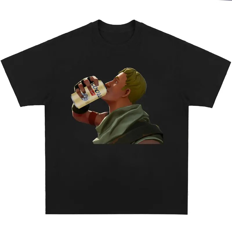 Default Drinking Beer Coor T-Shirt Graphic Tee Shirt for Men Women Fans Hoodie, Sweatshirt | HypeCrazeTee.com