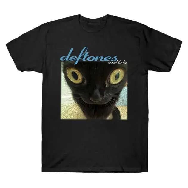 Deft0nes Around The Fur Cat Band T-Shirt Hoodie, Sweatshirt | HypeCrazeTee.com