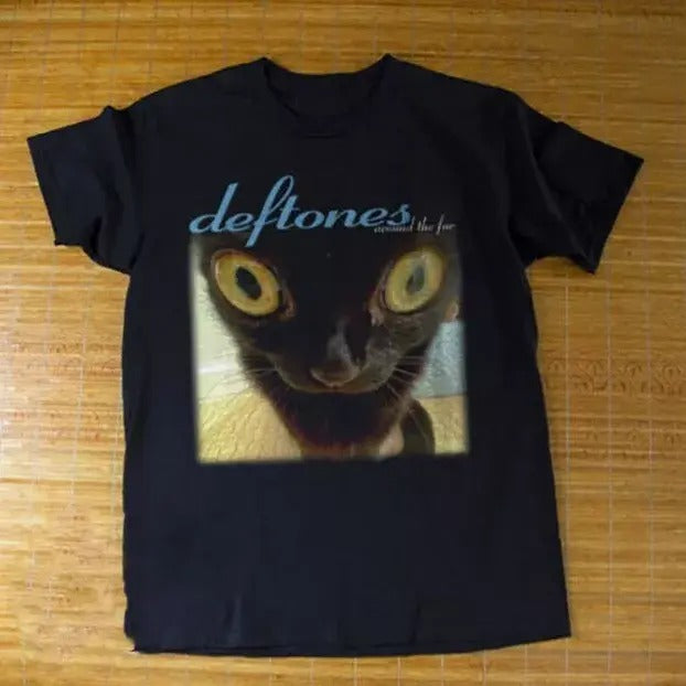 Deftones Around The Fur Funny Black Cat T-shirt Good Hoodie, Sweatshirt | HypeCrazeTee.com