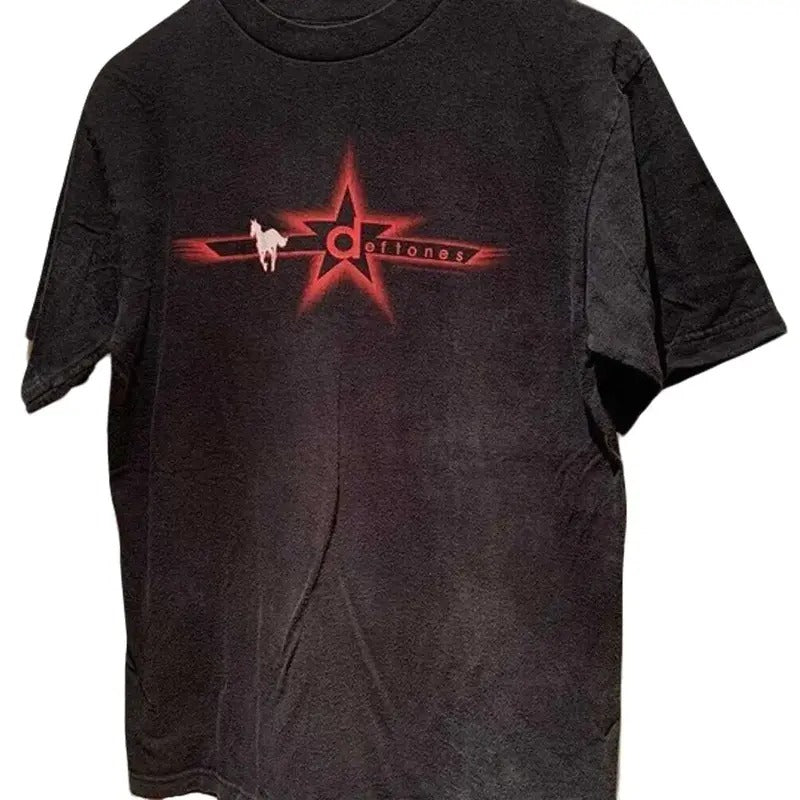 Deftones Music Band Graphic Heavyweight 100 Cotton Shirt Menswear Top Hoodie, Sweatshirt | HypeCrazeTee.com