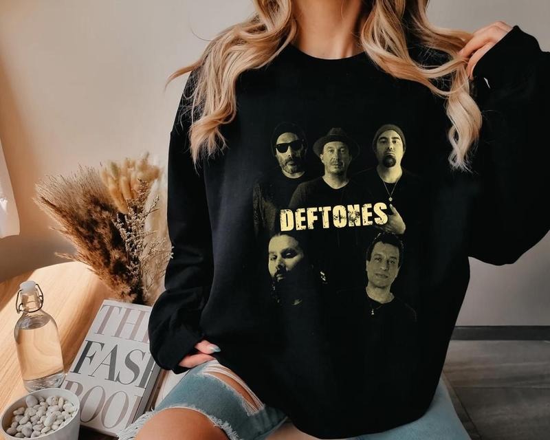 Deftones Rock Sweatshirt, Retro 90s Metal Band Inspired T-Shirts, Hoodie | HypeCrazeTee.com