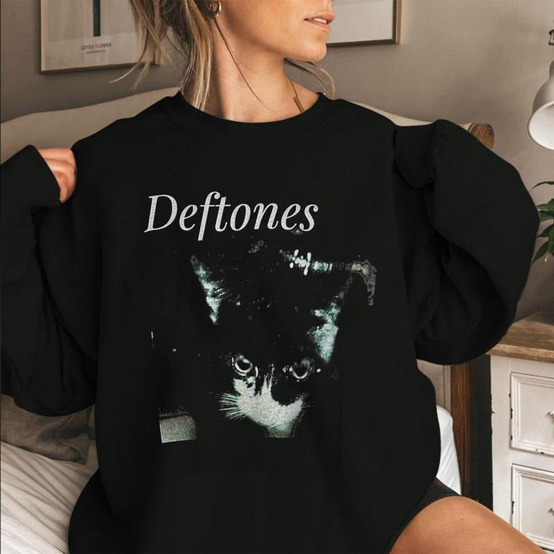Deftones Shirt, Around The Fur Sweatshirt, Cat Deftones, Band Album Shirt Sweatshirt, Unisex Sweater Pullover Tee Hoodie