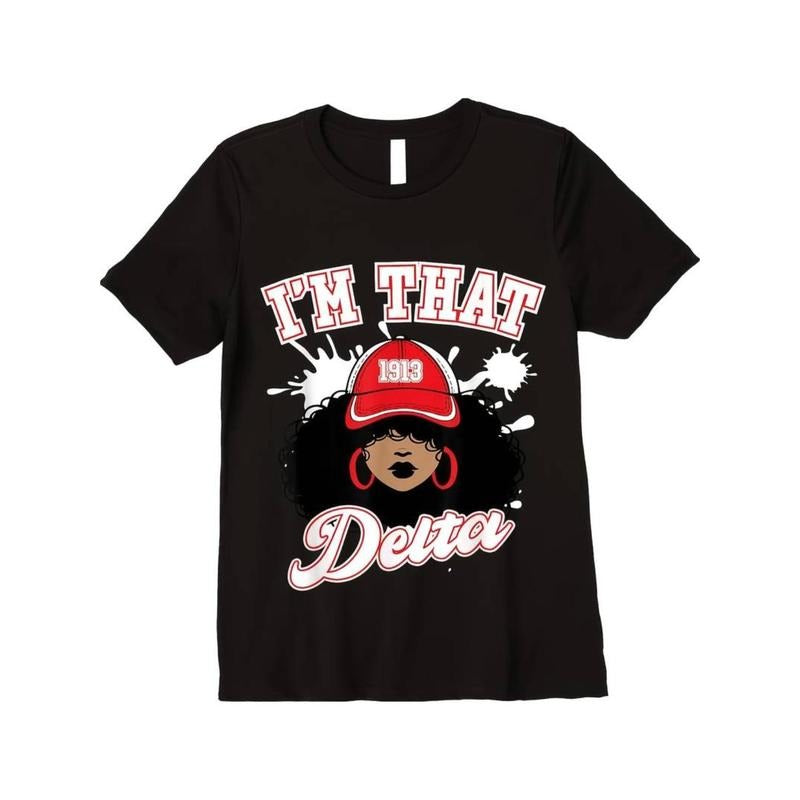 Delta Sigma Theta Sorority Paraphernalia HBCU Black Gir Print Funny T-Shirt For Men Hoodie, Sweatshirt | HypeCrazeTee.com