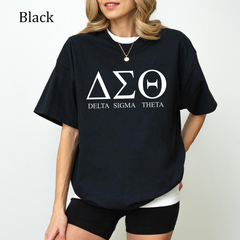 Delta Sigma Theta T-Shirt, 2025 Sorority Crossing Shirt, Greek Life Trendy Tee, Ultra Soft Cotton Tee, Everyday Casual...