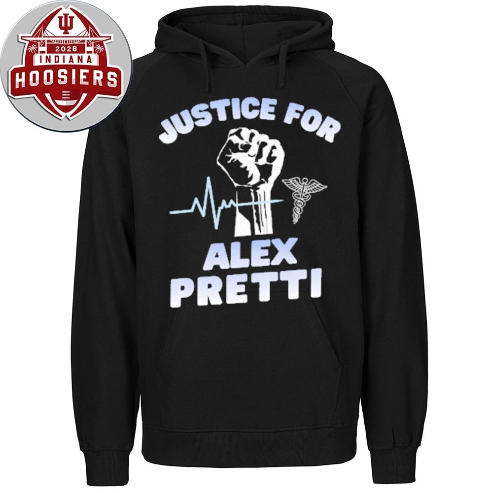 Demanding justice for Alex Jeffery Pretti 1988-2026 Anti ICE Hoodie T-Shirt