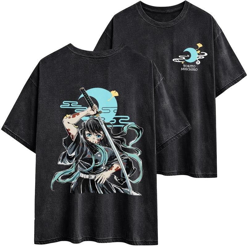 Demon Hunter Muichiro Tokito T-Shirt Anime Manga Tshirt, Mist Hashira Tee, Anime Fan Gift, Anime Shirt, Anime T Shirt...