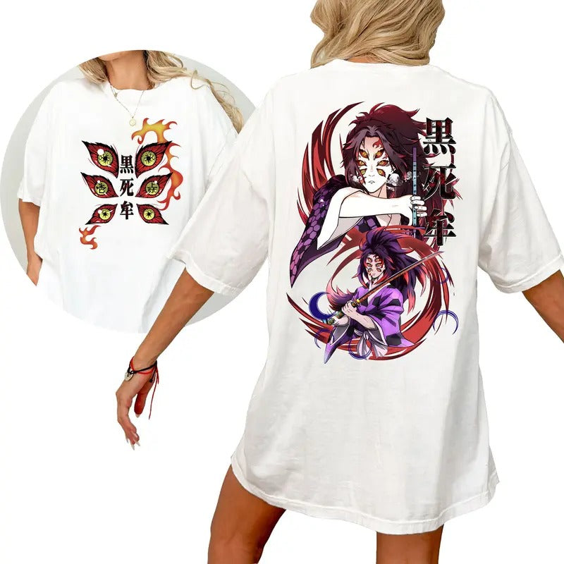 Demon Moon Breathing DM Characters Funny DM Characters Tshirt Crewneck Hoodie Comfort Cotton Sweatshirt | HypeCrazeTee.com
