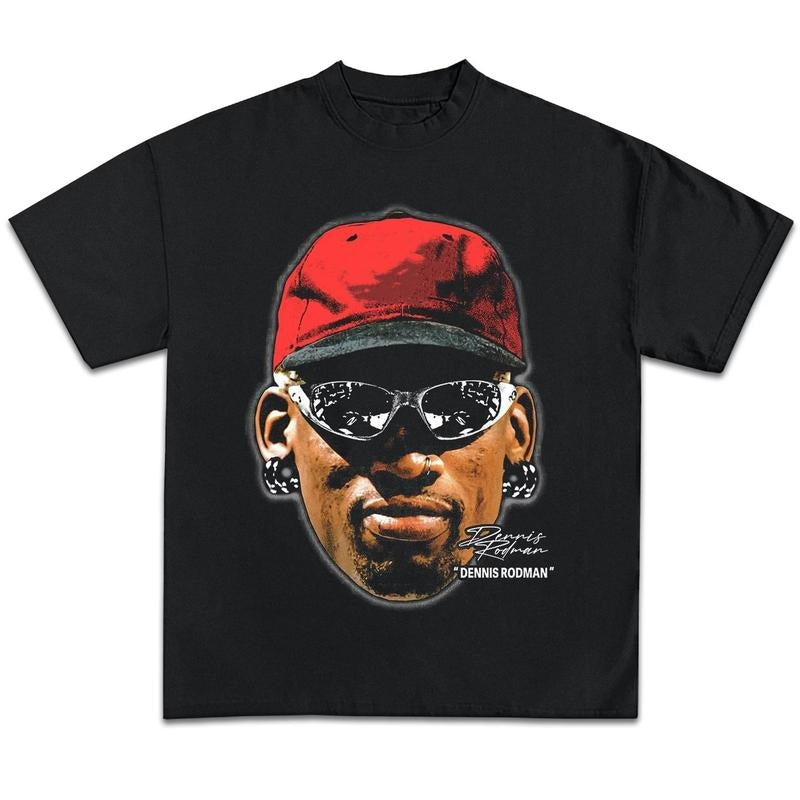 Dennis Rodman x Vlone Shirt Vintage Basketball Merch Men Women Menswear Top Medium Hoodie, Sweatshirt | HypeCrazeTee.com