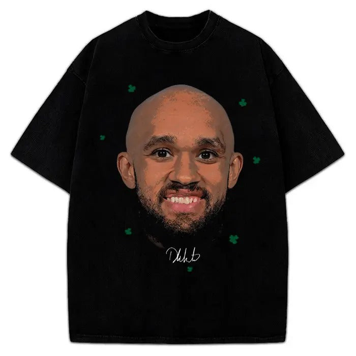 Derrick White T-Shirt Boston Basketball Custom Fan Art Design Graphic T-Shirt Graphic Tee Crewneck Cotton Menswear Top...