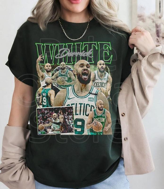 Derrick White T-Shirt, Bootleg Vintage T-Shirt, Unisex Shirt, Gift For Fan Hoodie, Sweatshirt | HypeCrazeTee.com