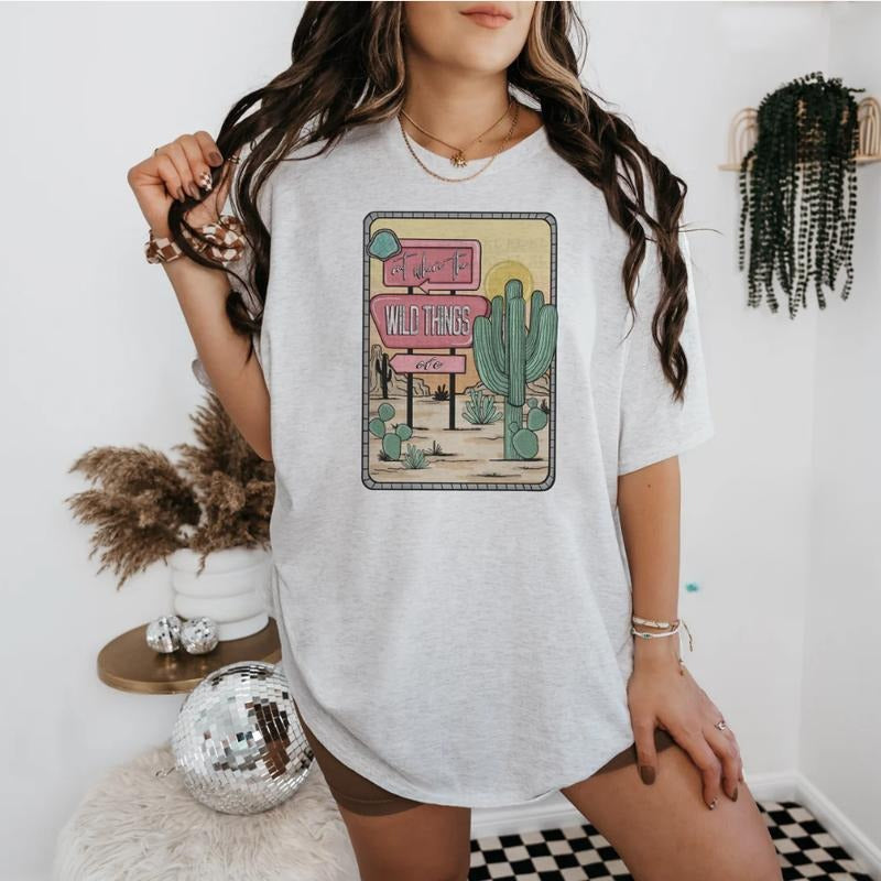 Desert Wild Things T-shirt, western clothing, western outfits women, western tops, Sweatshirt and Hoodie | HypeCrazeTee.com