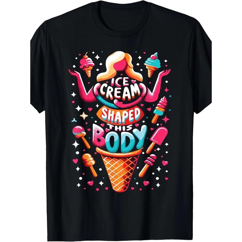 Dessert Ice Cream T-Shirt -100% Cotton Made in USA Hoodie, Sweatshirt | HypeCrazeTee.com