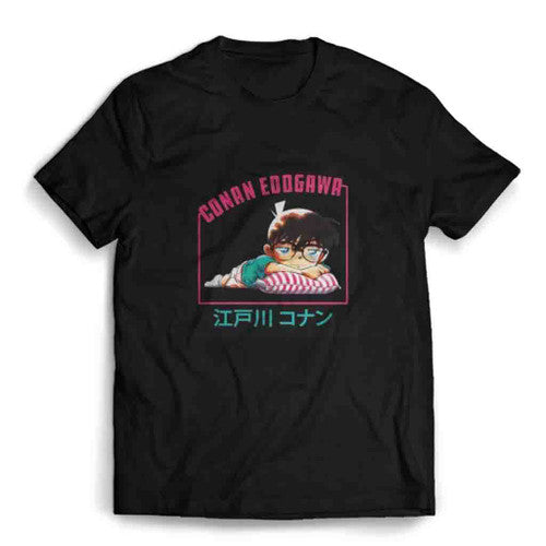 Detective Conan Anime Case Closed Conan Edogawa Mens T-Shirt Tee