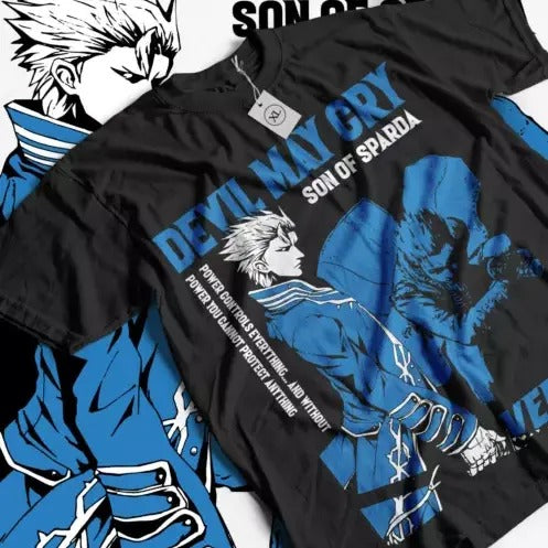 Devil May Cry virgil Unisex Men's Cotton T-Shirt All Size Hoodie, Sweatshirt | HypeCrazeTee.com