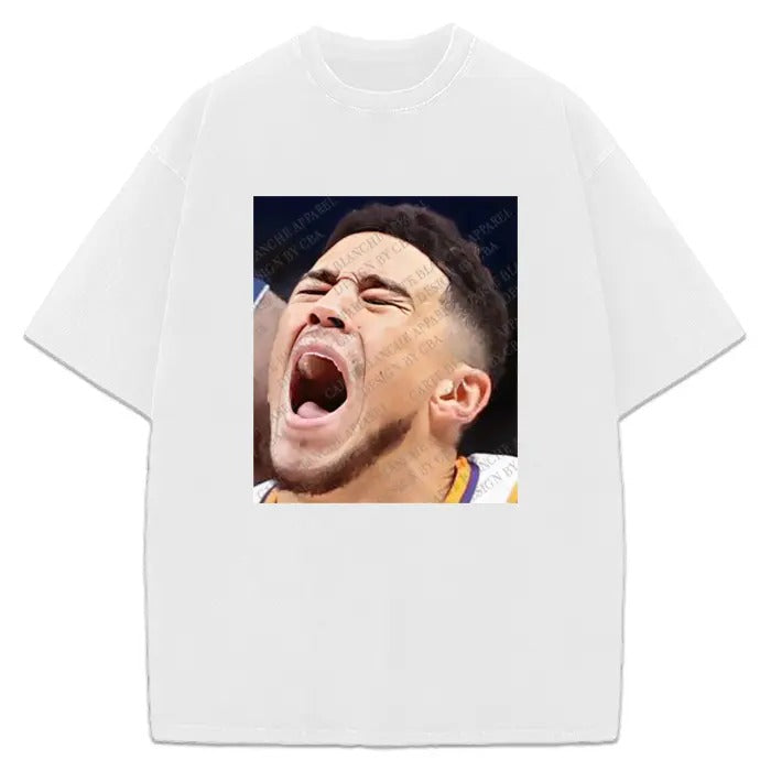 Devin Booker Crying Meme Whiny Funny Troll Viral Basketball T-Shirt Suns Luka Son Crewneck Cotton Menswear Top Hoodie,...
