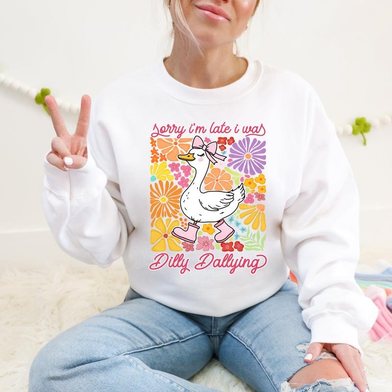 Dilly Dallying DTF Transfers - THIS IS NOT A SHIRT Hoodie, Sweatshirt | HypeCrazeTee.com