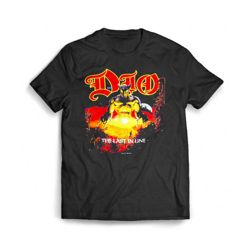 Dio 1984 Last In Line Tour Metal Mens T-Shirt Tee