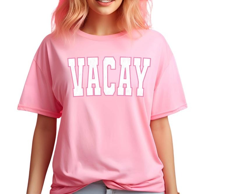 Distressed Vacay Print Comfort colors Tee shirt Hoodie, Sweatshirt | HypeCrazeTee.com