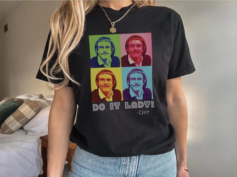 Do It Lady Chit Colorful Graphic Tee, Pop Art Unisex Shirt, Casual T-Shirt, Unique Gift for Her, Fun Retro Clothing,...