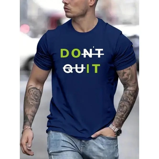 Do It Print T Shirt, Tees For Men, Casual Short Sleeve T-shirt For Summer Made in USA Hoodie, Sweatshirt | HypeCrazeTee.com