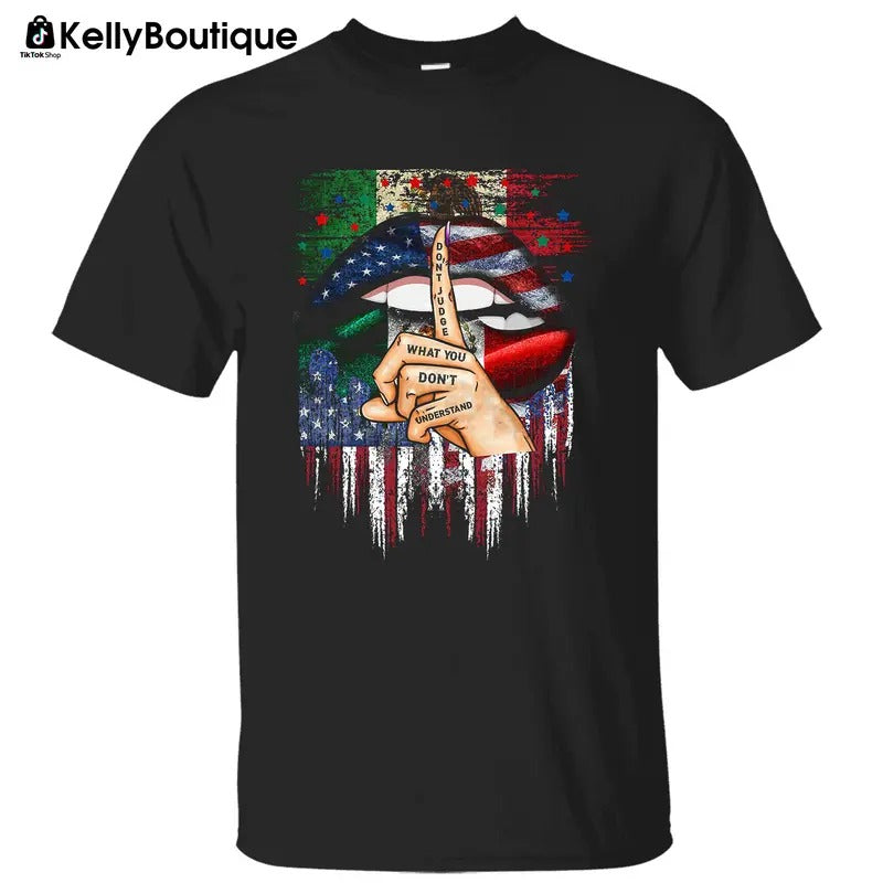 Do Not Judge What You Do Not Understand Mexicans Ain't Going Anywhere Immigration Latina Power Graphic Printed Unisex...