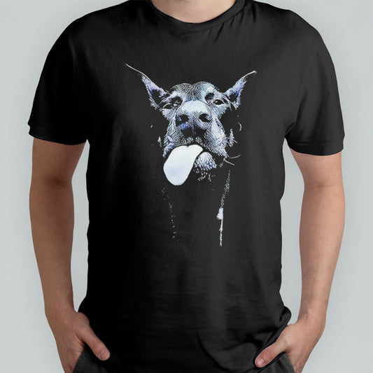Doberman black vintage shirt