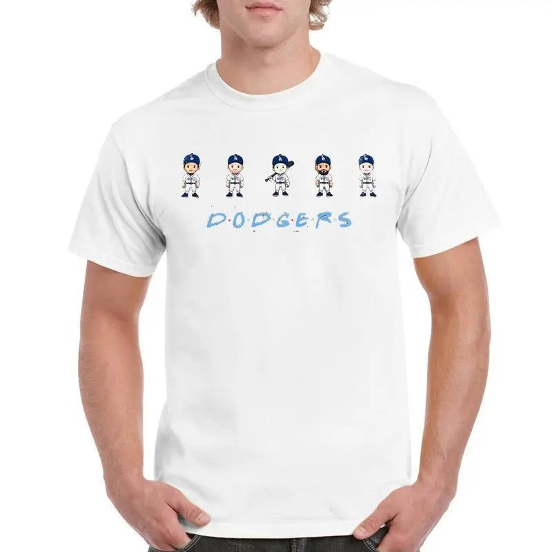 Dodgers Friends Shirt, Dodgers Vintage Heavy Cotton Shirt For Men And Women Hoodie, Sweatshirt | HypeCrazeTee.com