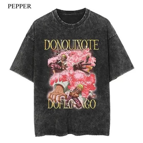Doflamingo Monster Vintage Anime Manga Him Menswear Top T-Shirts, Hoodie, Sweatshirt