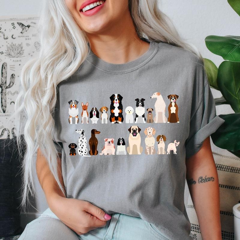 Dog Breeds Farm Animal Lover T-Shirt Hoodie, Sweatshirt | HypeCrazeTee.com
