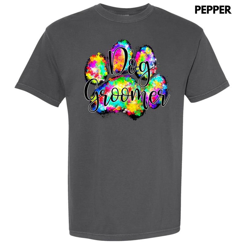 Dog Groomer Paw Comfort Colors T-Shirt 'NLB' Hoodie, Sweatshirt | HypeCrazeTee.com