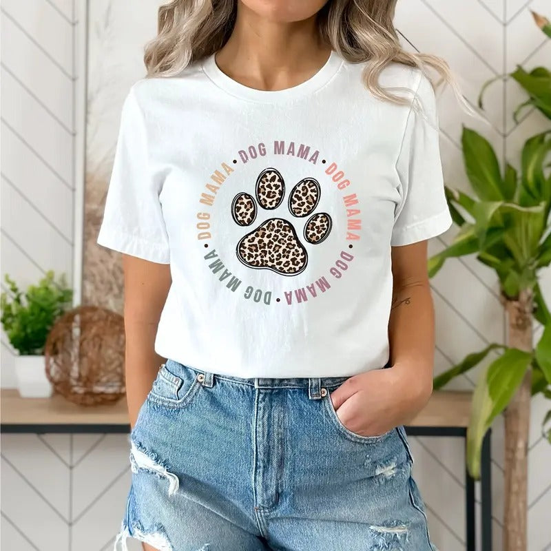 Dog Mama Shirt Dog Mom Dog Mom Dog Mom Dog Lover Fur Mama Shirt Pet Lover 100% Cotton T-Shirts, Hoodie, Sweatshirt