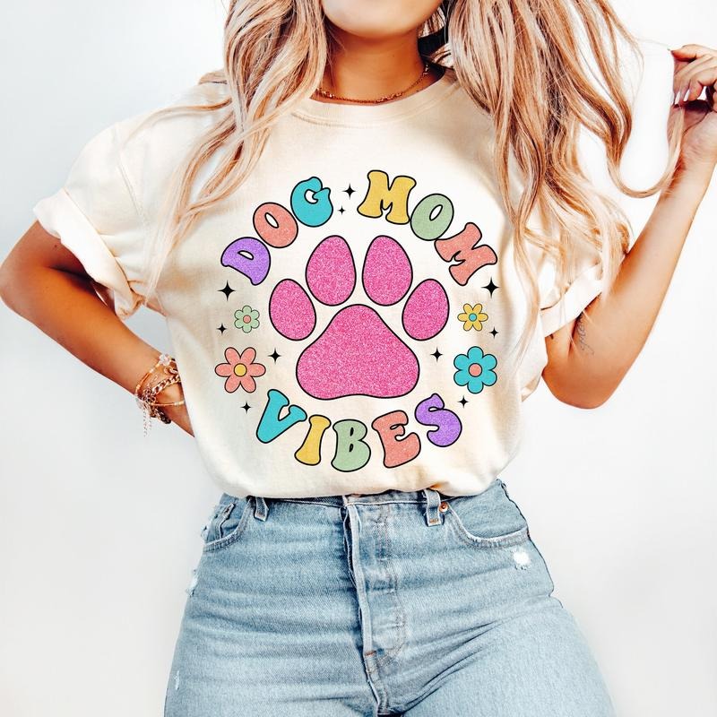 Dog Mom T-Shirt, Dog Lover T-Shirt, Mothers Day T-Shirt, Dog Lover Gift Hoodie, Sweatshirt | HypeCrazeTee.com