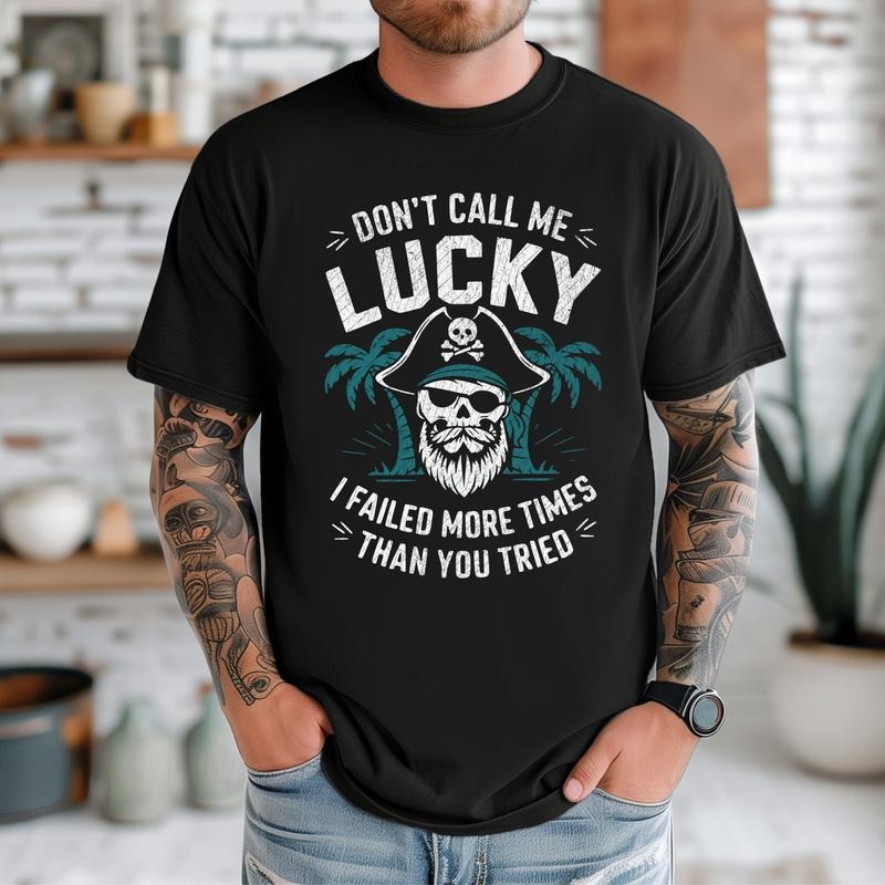 Don't Call Me Lucky DTF Transfers - THIS IS NOT A SHIRT Hoodie, Sweatshirt | HypeCrazeTee.com