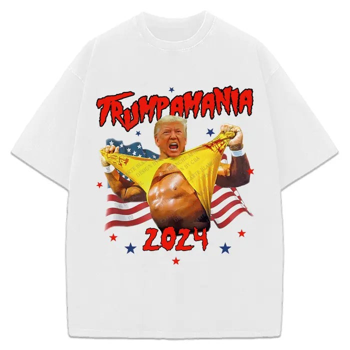 Donald Trump Trumpster Ripping Shirt Like Hogan President 2024 Victory Custom Graphic T-Shirt Hoodie, Sweatshirt