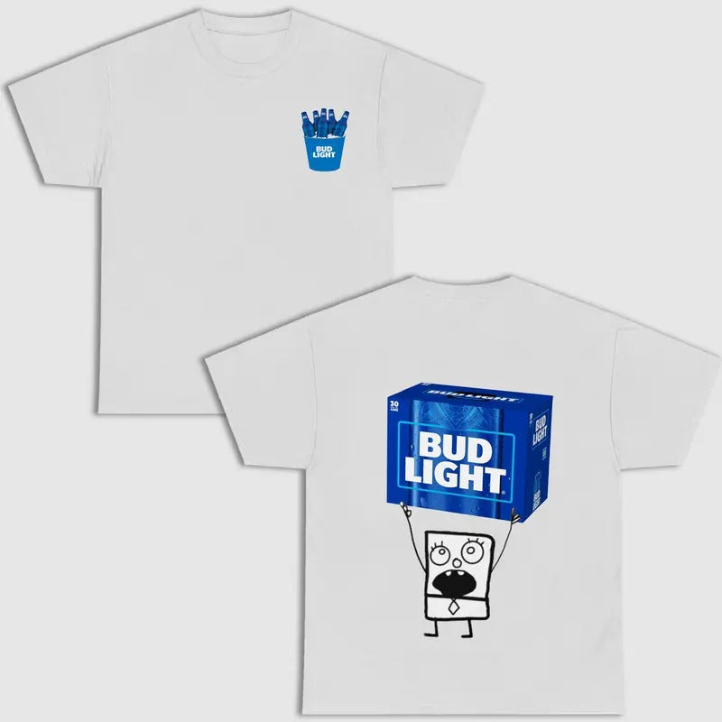 Doodlebob Bud Light T-Shirt, Limited Design, S to 4XL Hoodie, Sweatshirt | HypeCrazeTee.com