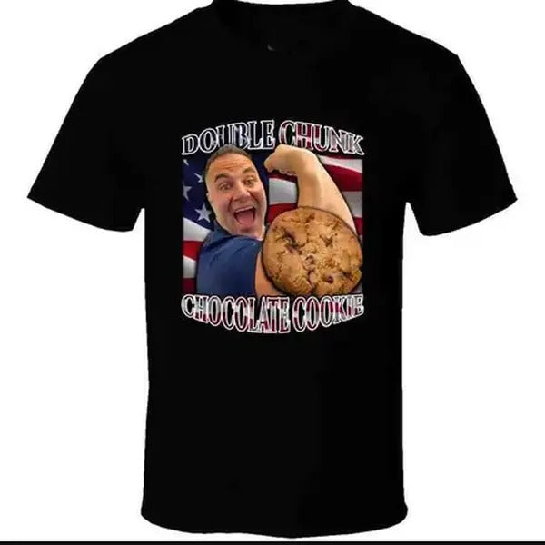 Double Chunk Chocolate Cookie Costco Guys Rizzler Meme Joke 100% Cotton Crew Neck Slight Stretch Breathable & Resistant Short Sleeve Outdoor & Daily T-Shirts, Hoodie, Sweatshirt