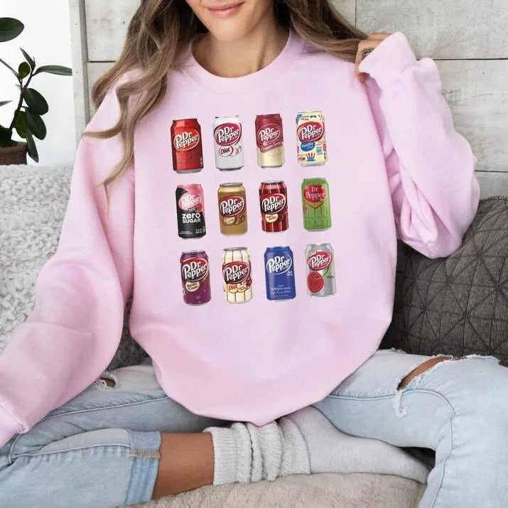 Dr. Pepper sweatshirt, soda sweatshirt, pop sweatshirt a812 T-Shirts, Hoodie | HypeCrazeTee.com