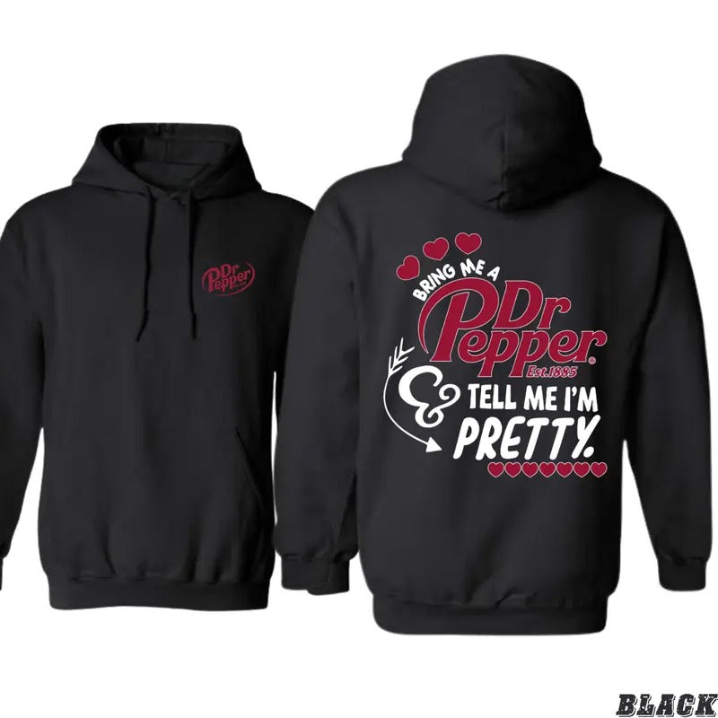 Dr. Pepper Hoodie - Bold Sasquatch Graphic with Iconic Logo, 100% Cotton, Men's Sweater - tiktok shop, Sweatshirts, Tops...