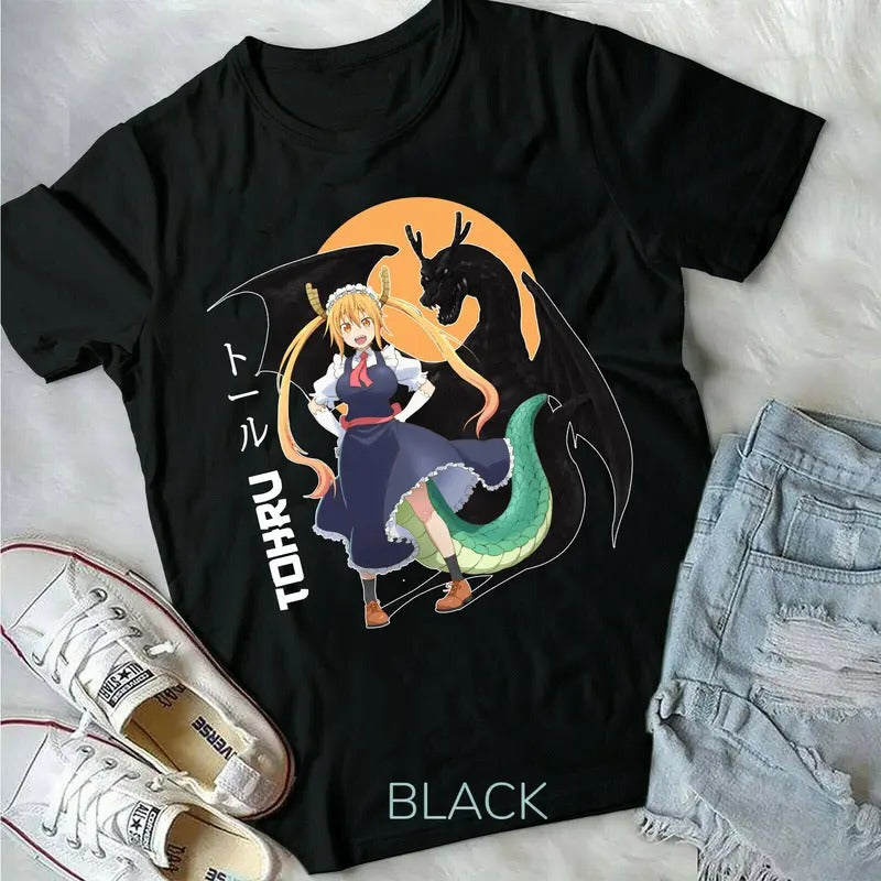 Dragon Maid Tohru Kobayashi-san Chi no Maid Dragon new top Unisex T-Shirt S-4XL Hoodie, Sweatshirt | HypeCrazeTee.com