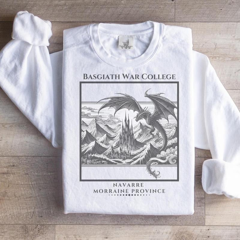 Dragon Rider Sweatshirt, Basgiath War College Fourth Wing Comfort Colors, Xaden Riorson, Violet Sorrengail, Enemies to...