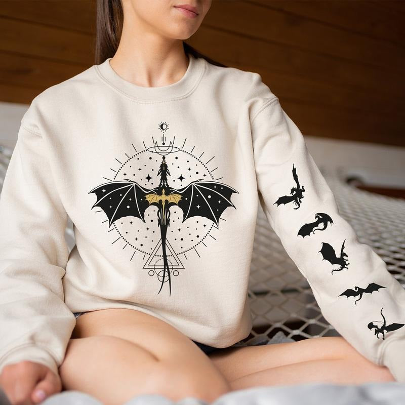Dragon Rider Sweatshirt, Basgiath War College Hoodie, Fourth Wing, Die Or Fly Tee, Riders Quadrant Tee, Women Gift Tee,...