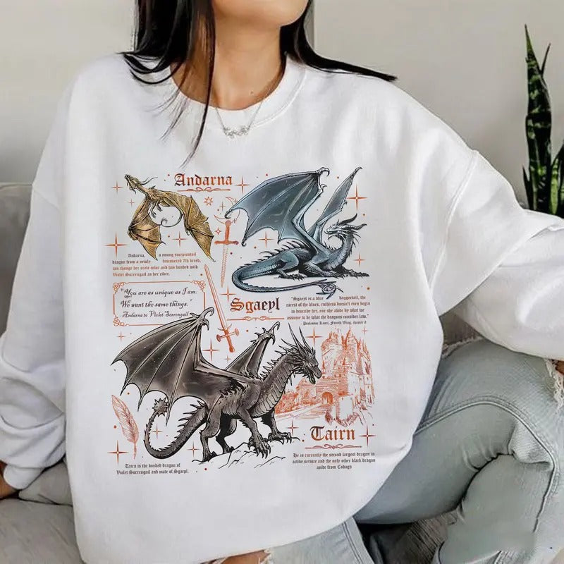 Dragon Rider Sweatshirt, Fourth Wing Tee Shirt, Basgiath War College T-shirt, Violet Sorrengail Shirt Hoodie