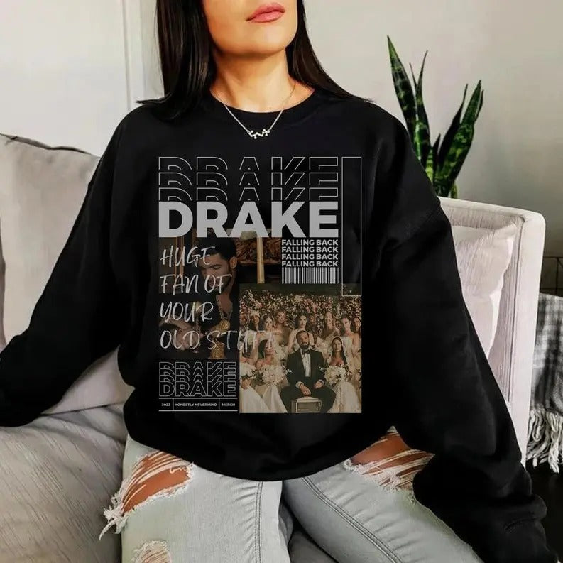 Drake Champagne Papi Sweatshirt, Drake T Shirt, Drake Tour Tee Shirt, Gift For Fan, Unisex Sweater Pullover Tee Hoodie
