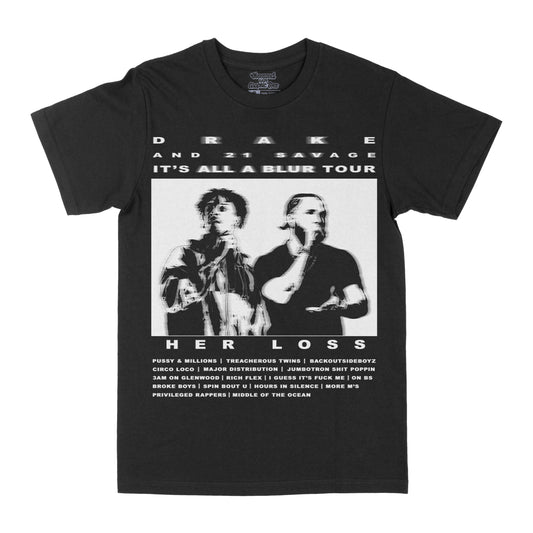 Drake/21 Savage It's All A Blur Tour Graphic Tee
