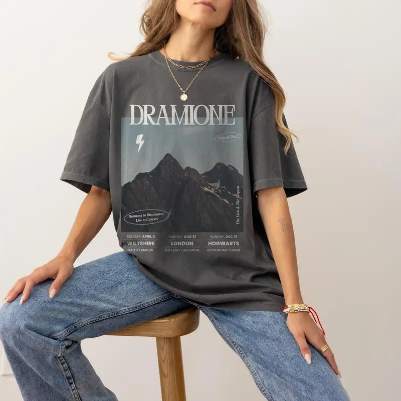 Dramione Comfort Colors T-Shirt, Draco Manacled Shirt, Fanfiction Dramione Gift, Morally Grey Shirt, Hermione Draco...
