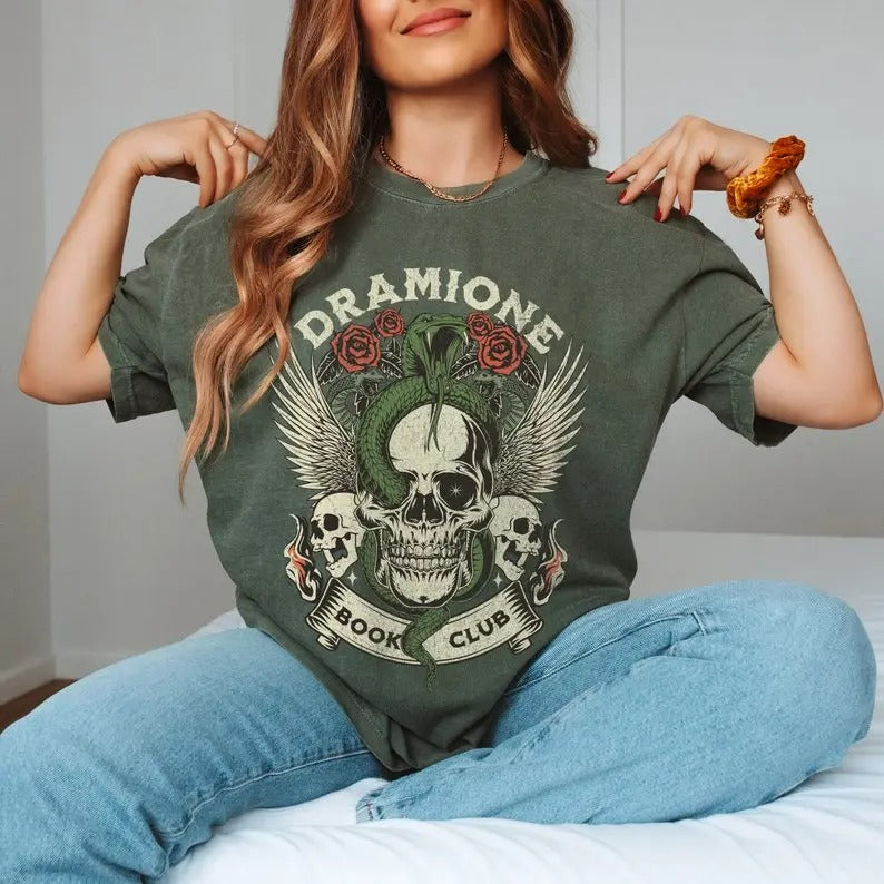 Dramione Shirt, Book Club Shirt, Smut Manacled,  Morally Grey Crewneck Dark Academia, Enemies To Lovers, Slow Burn Shirt ...